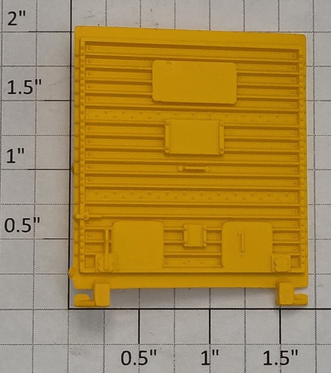 Lionel 9738-12 Bright Yellow Multi-Panel Boxcar Door with Guides