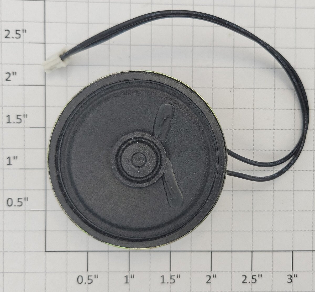 Kobitone 39211 O Gauge 2" Round 8 Ohm .2 Watt Speaker with 1.28 OD Magnet