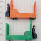 Lionel 356-35 Orange  and Green Baggage Cart Truck Set  (Set of 2)