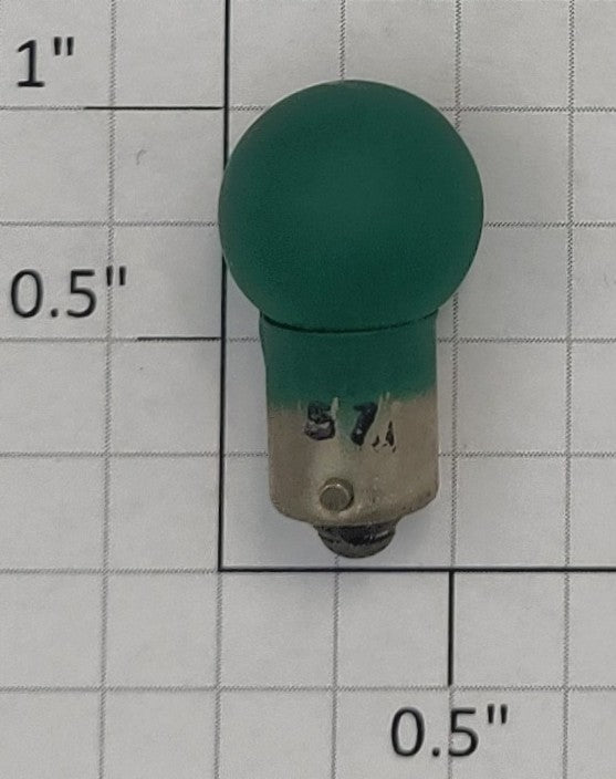 Lionel 57G 12-Volt Translucent Green Bayonet Base Large Globe Light Bulb
