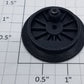 Lionel 1664E-16 Plain End Wheel with Long Hub