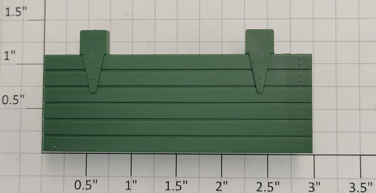 Lionel 2126-23 O Gauge Whistling Freight Shed Green Tool Box Cover
