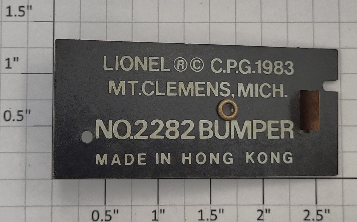 Lionel 2282-20 Bumper Base Assembly