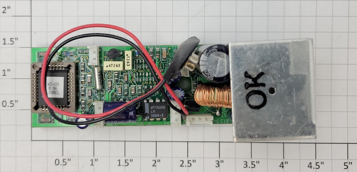 Lionel 8056T-40 Railsounds 2.5 Rev 1.2 DC PCB Circuit Board