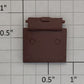 Lionel 6102-12 Brown Plastic Hopper Car Roof Hatch Covers