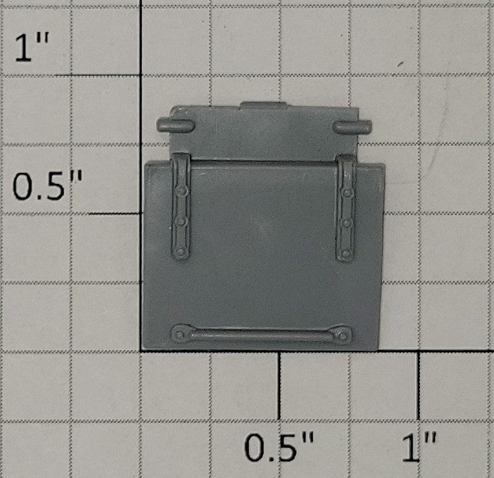 Lionel 6123-11 Gray Covered Hopper Car Hatches