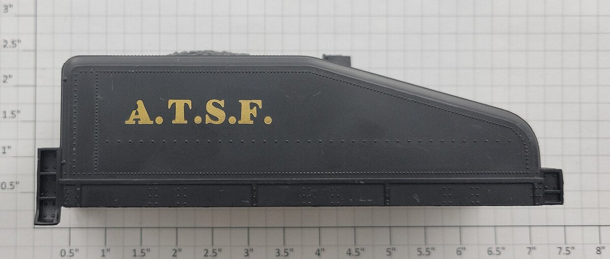 Lionel 8300T-3 A.T.S.F. Slope Back Tender Shell