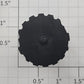 Lionel 8412-25 Black Fire Car Hose Spool with Crank