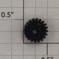 Lionel 18427-135 Black Plastic Helical Gear