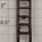 Lionel 18900-105 Brown Plastic Pennsylvania Switcher 5-Rung Ladder