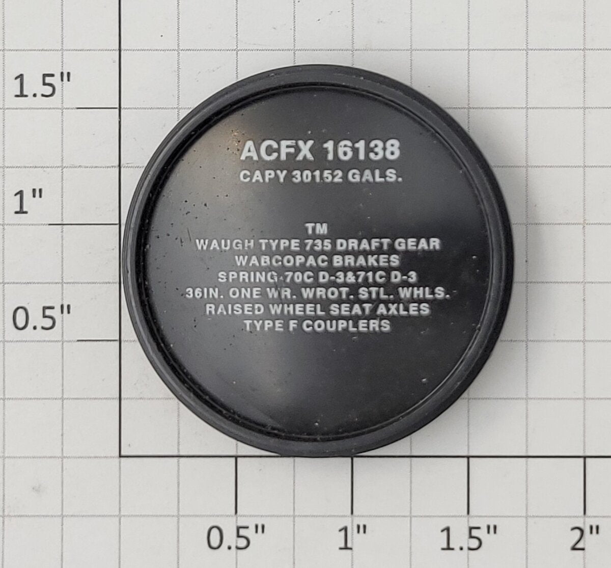 Lionel 16138-147 Goodyear Tankcar End Cap