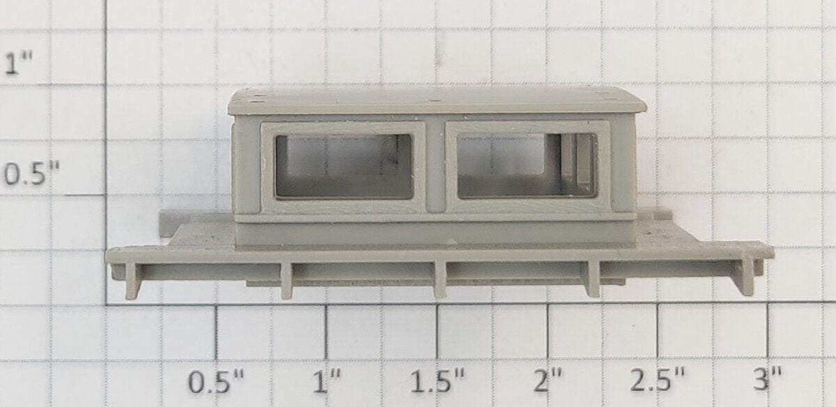 Lionel 6907-25 Standard O Caboose Unpainted Gray Cupola