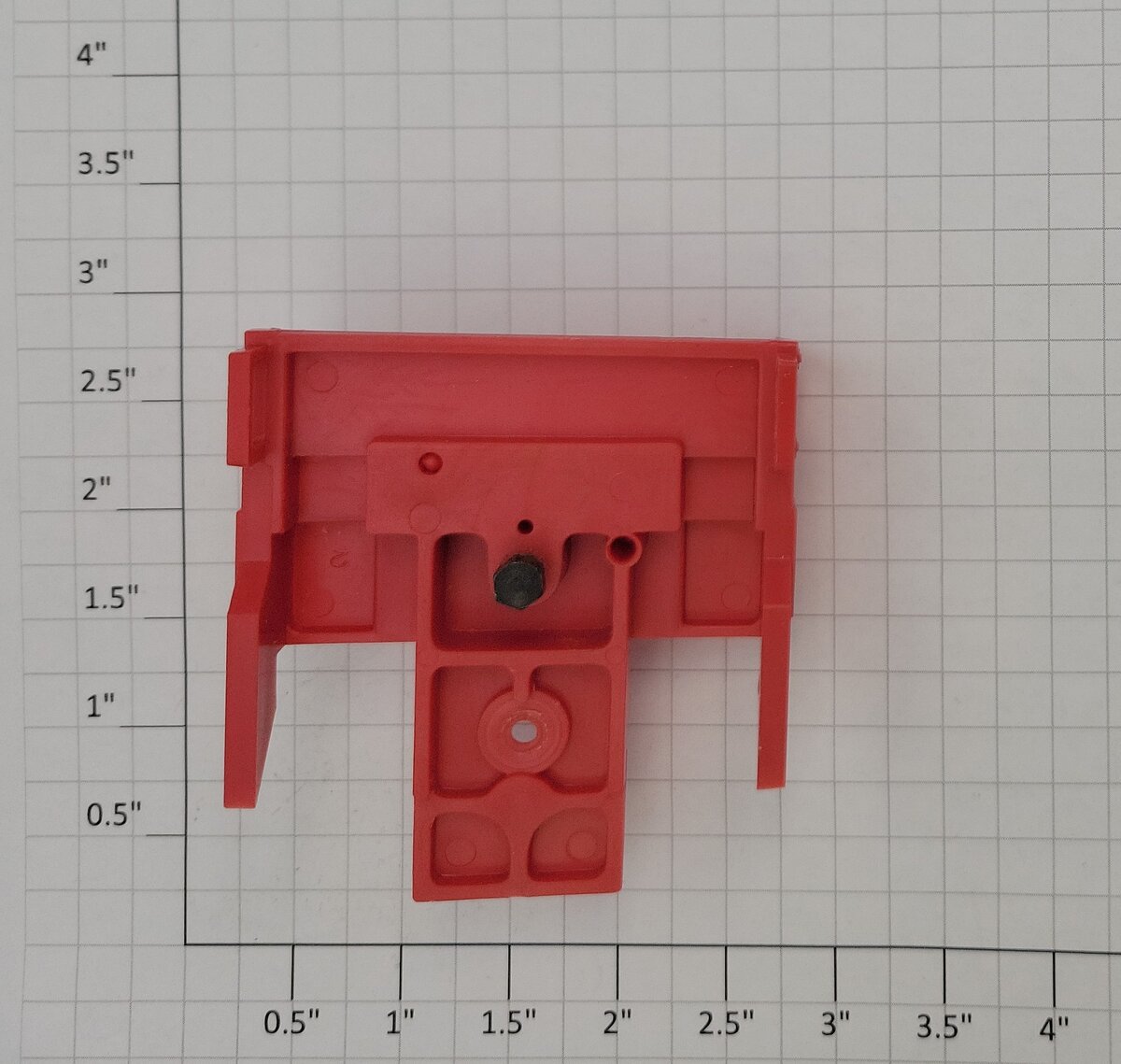 Lionel 6106936124 Red Platform Assembly with Brake Wheel