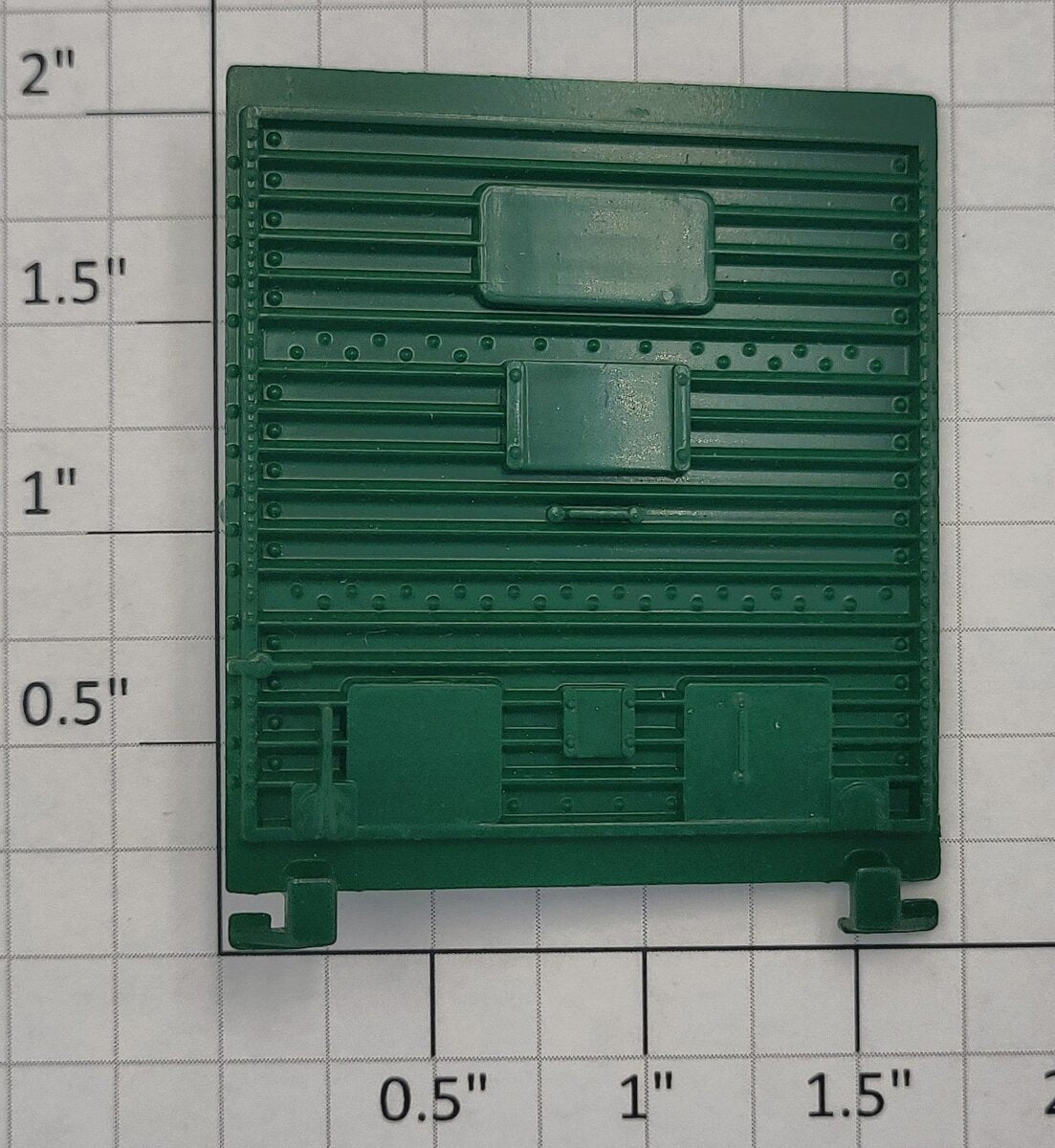 Lionel 7806-12 Dark Green Multi-Panel Box Car Door with Door Guides