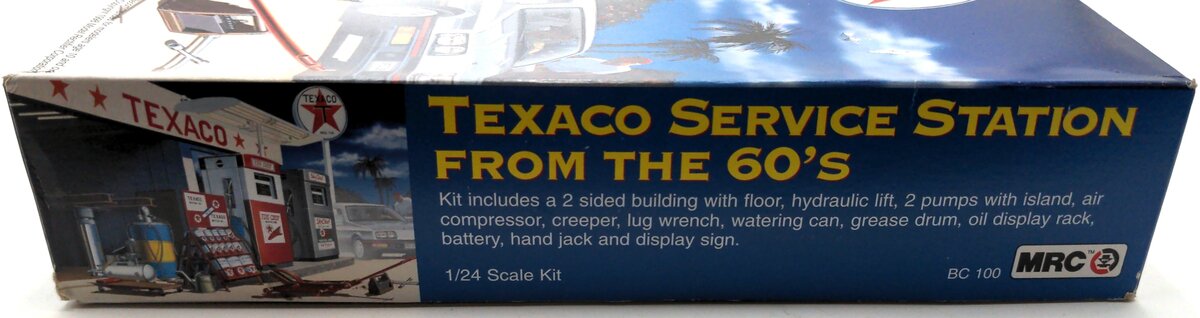 MRC BC100 1:24 Texaco Service Station from the 1960's