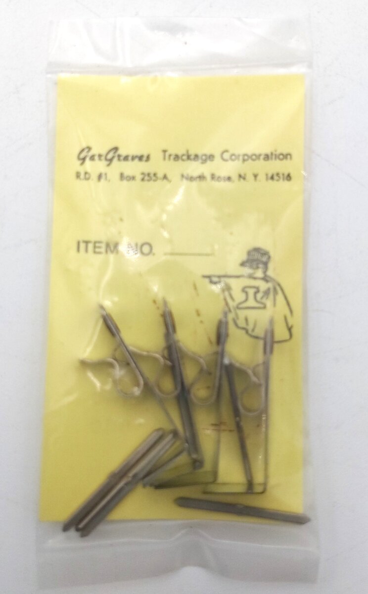 Gargraves 912 O Gauge Fahnestock Center Rail Track Power Connecter