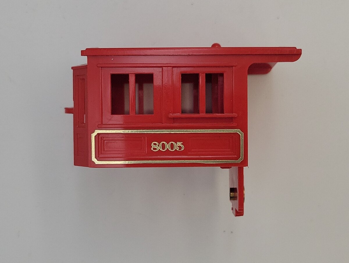 Lionel 8005-2 James Gang General 4-4-0 Steam Locomotive Red Boiler Cab #8005