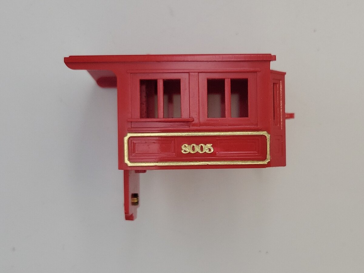 Lionel 8005-2 James Gang General 4-4-0 Steam Locomotive Red Boiler Cab #8005