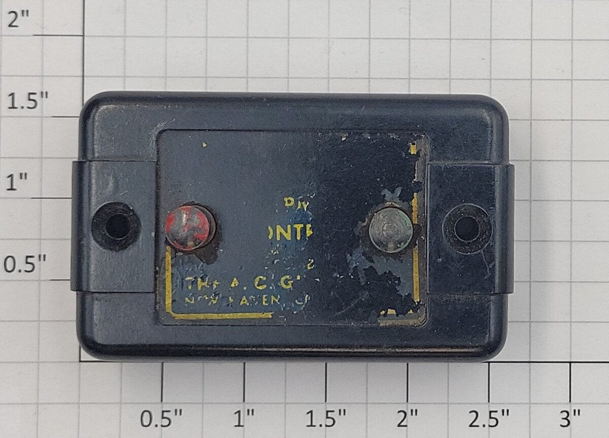 American Flyer 587C O Gauge 2 Button Signal Control Box