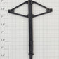Lionel 2291-106 Black Plastic Molded Post