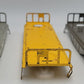 Lionel 6111-4 Metal Flat Car Frames : Light & Dark Gray , and Yellow (Set of 3)