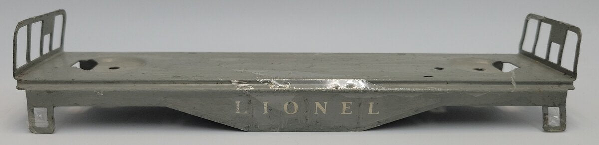 Lionel 6111-4 Metal Flat Car Frames : Light & Dark Gray , and Yellow (Set of 3)