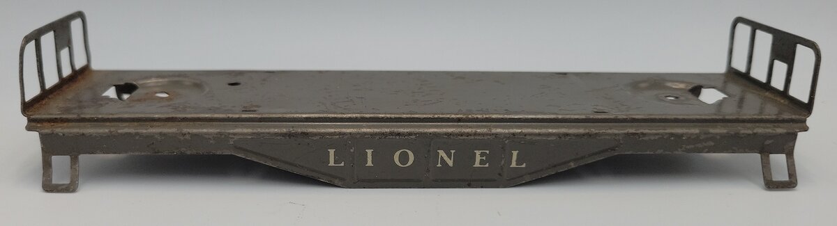 Lionel 6111-4 Metal Flat Car Frames : Light & Dark Gray , and Yellow (Set of 3)