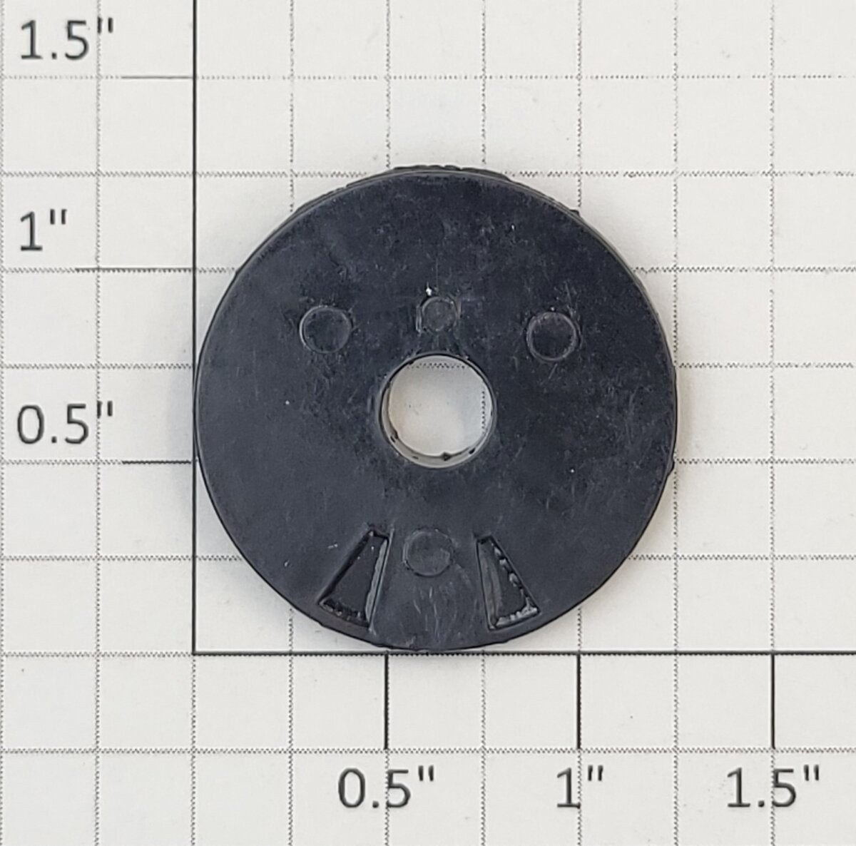 Lionel 8315-169 Black Plastic Spoked Wheel Insert without Boss