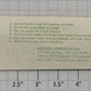 Lionel 8464-10 Rio Grande F3 A Water Soluble Nose Decal - Fits 8464, 8465