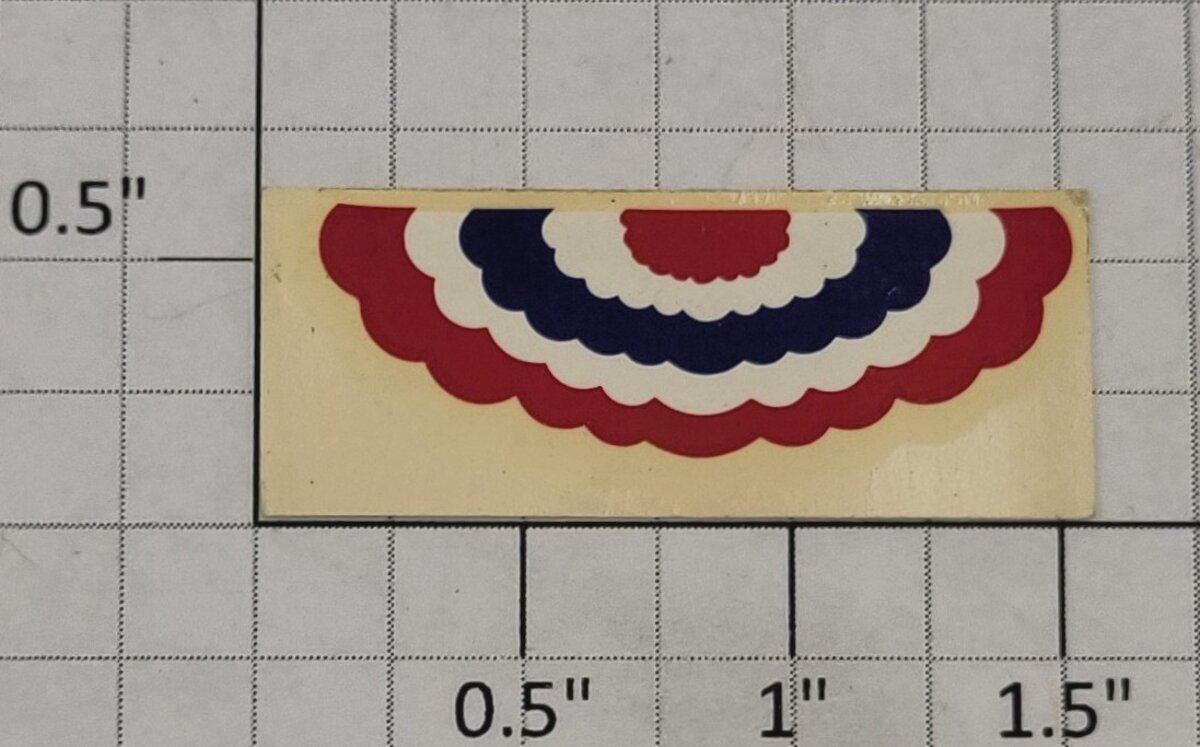 Lionel 8665-10 Bangor & Aroostook "Spirit of 1776" Nose Bar Decal