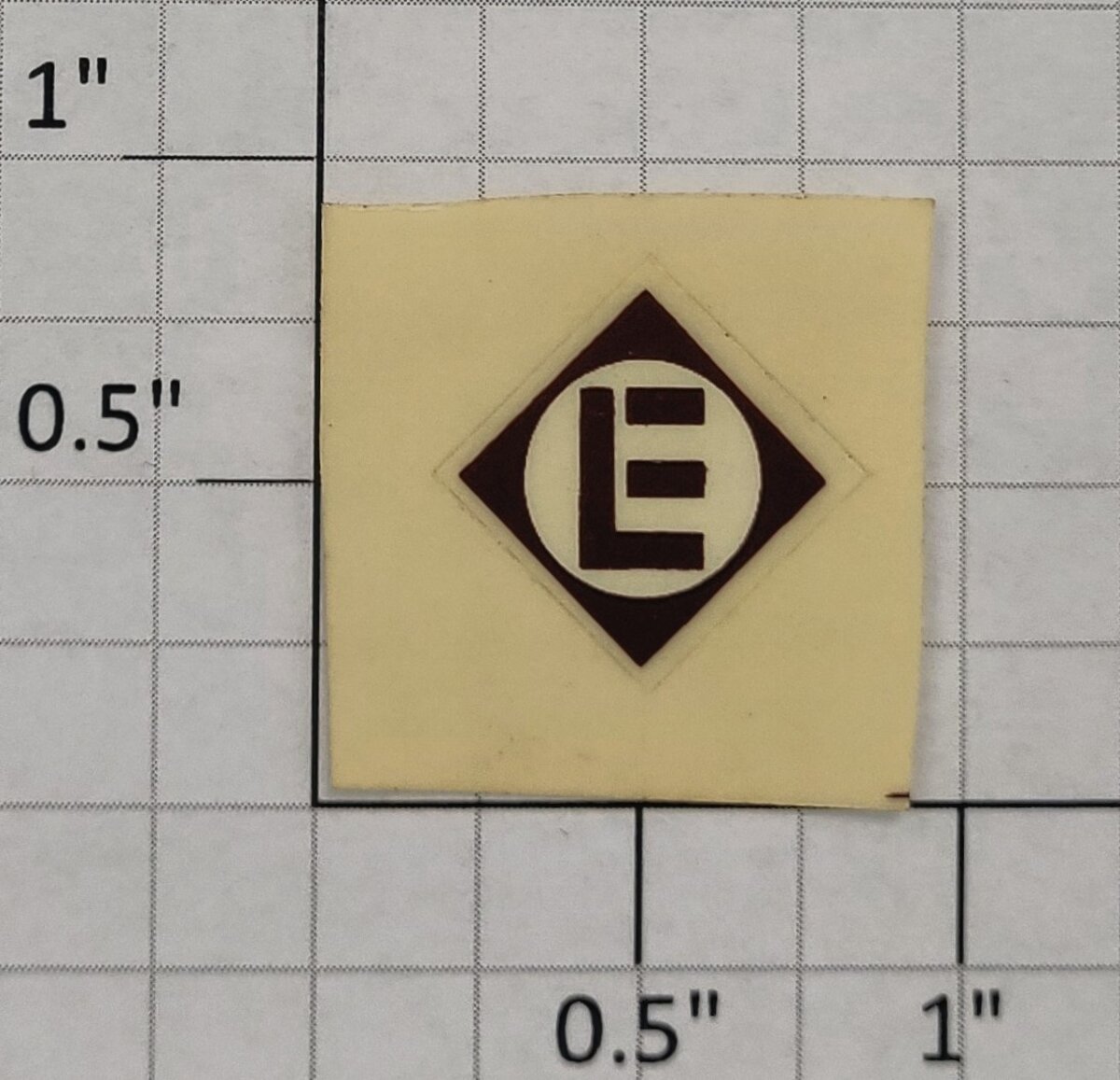 Lionel 8759-10 Erie Lackawanna GP-9 Diesel Adhesive Sticker Nose Decal