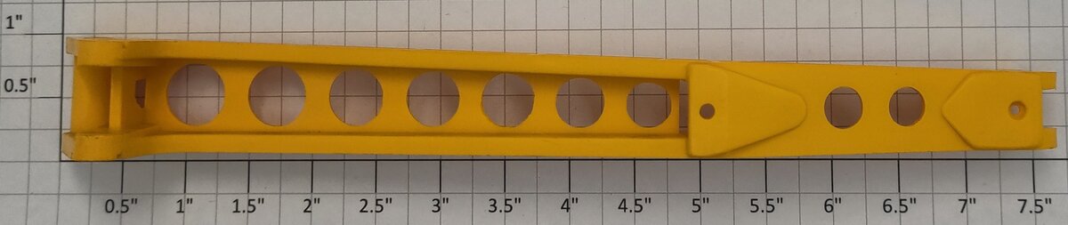Lionel 9348-34 Yellow Plastic Crane Car Boom