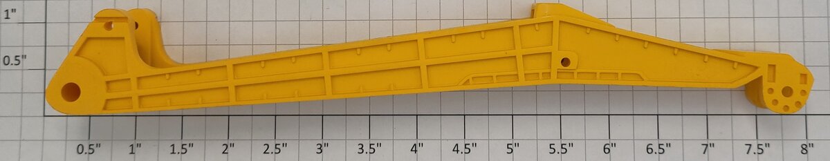 Lionel 9348-34 Yellow Plastic Crane Car Boom