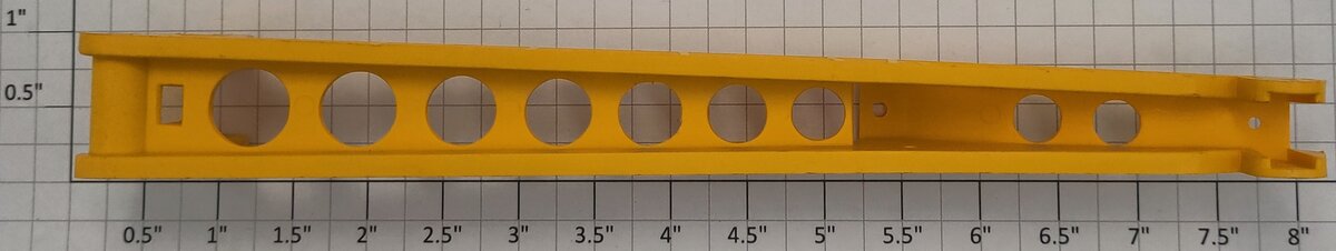 Lionel 9348-34 Yellow Plastic Crane Car Boom