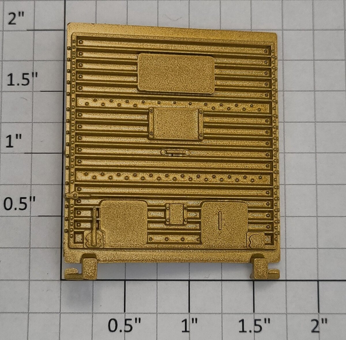 Lionel 9466-12 Gold Multi-Panel Wanamaker Railway Boxcar Door with Guides