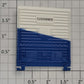Lionel 9475-23 White/Blue D&H Multi-Panel Left Hand Boxcar Door with Guides