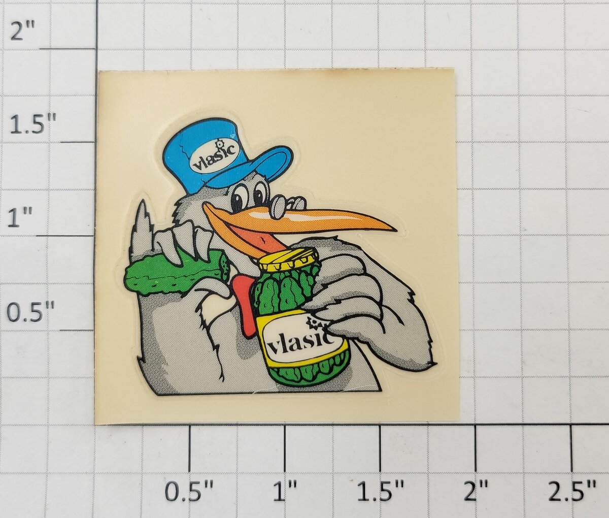 Lionel 9833-10 Vlasic Stork & Pickle Jar Sticker Decal