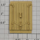 Lionel 9837-12 Tan Wild Turkey Bourbon Reefer Door