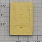 Lionel 9840-12 Cream Fleischmann Gin Reefer Car Door with Guides