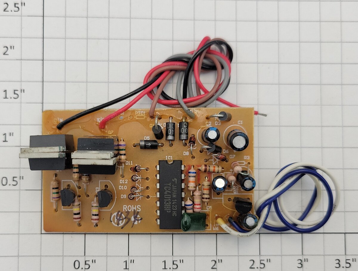 Lionel 10107-100 Conventional DC Motor E-Unit PCB Circuit Board