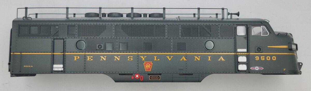 Lionel 14593-2 Dark Green PRR F-3A Diesel Locomotive Shell Assembly #9500