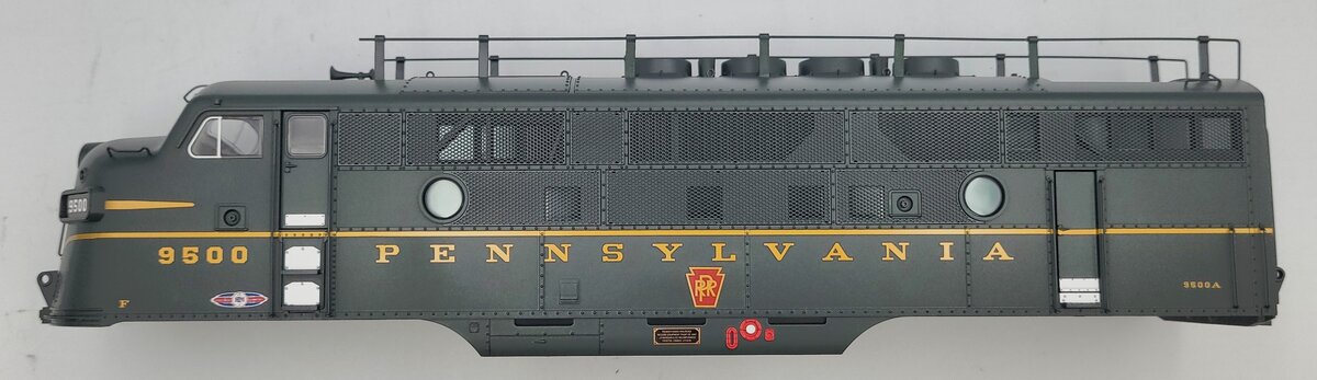 Lionel 14593-2 Dark Green PRR F-3A Diesel Locomotive Shell Assembly #9500