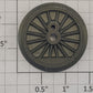 Lionel 18639-124 Plain Flanged Starter 4-6-2 Steam Locomotive Wheel