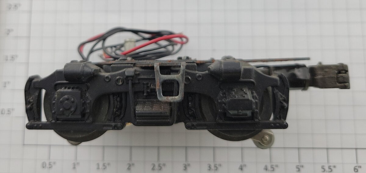 Lionel 18139-590 Black 4-Wheel Rear Disel Truck with F-3B Coil Coupler