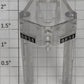 Lionel 18834-27 Clear C&O SD-28 Diesel Loco Rear Number Board Insert #8834