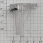 Lionel 18834-27 Clear C&O SD-28 Diesel Loco Rear Number Board Insert #8834