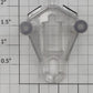 Lionel 18834-27 Clear C&O SD-28 Diesel Loco Rear Number Board Insert #8834