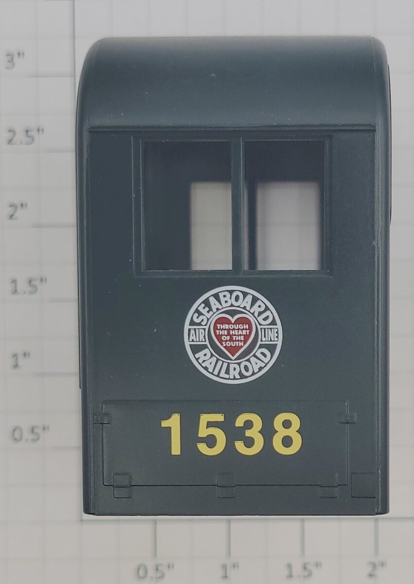 Lionel 18838-17 Green Plastic Seaboard RS-3 Cabin Shell #1538