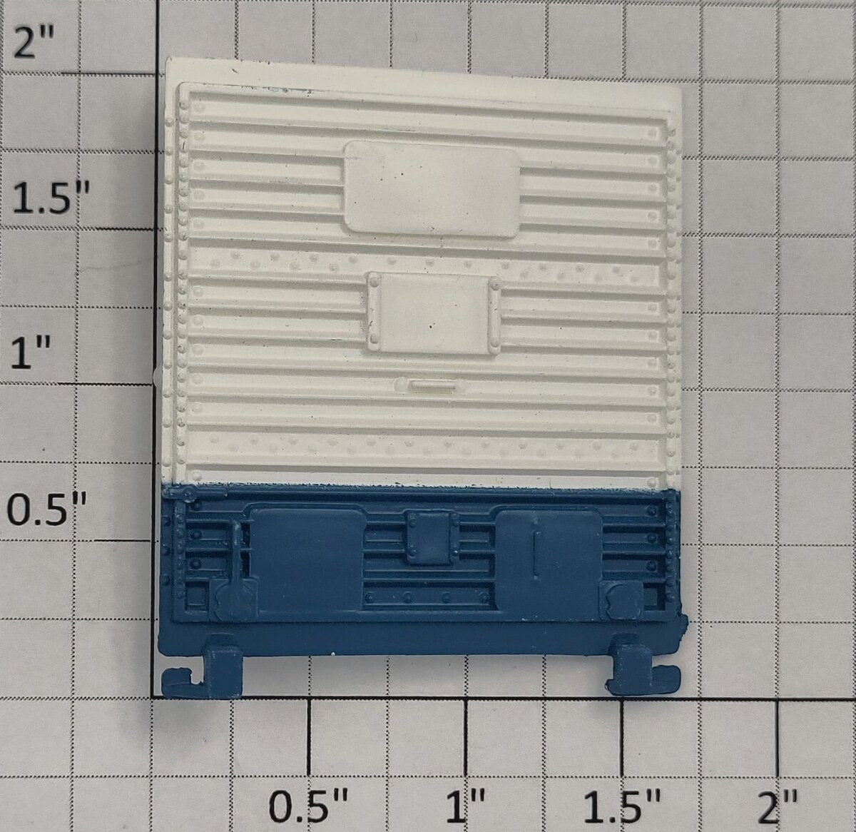 Lionel 19201-14 White/Blue Multi-Panel Box Car Door with Guides