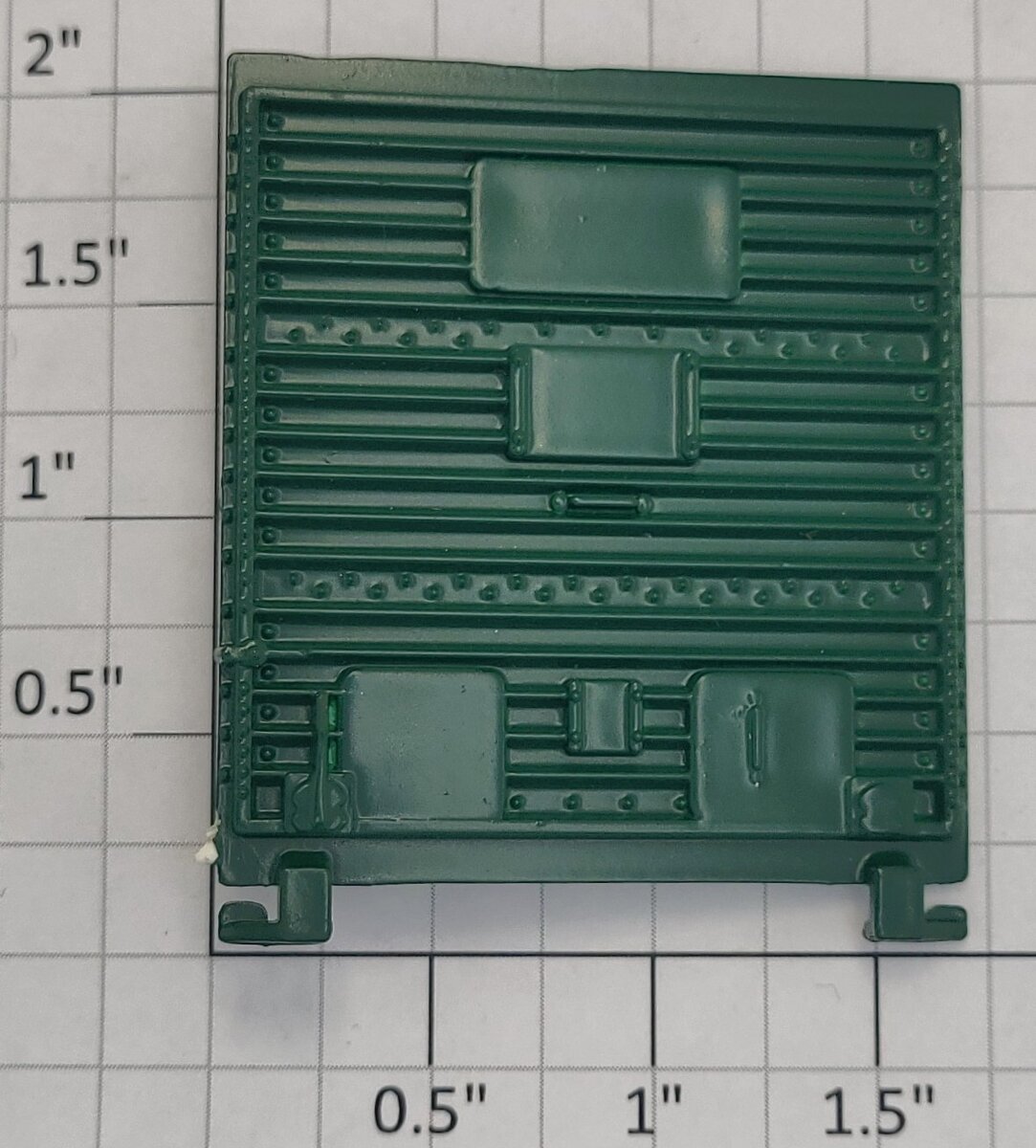 Lionel 7485-14 Green Multi-Panel Boxcar Door with Guides